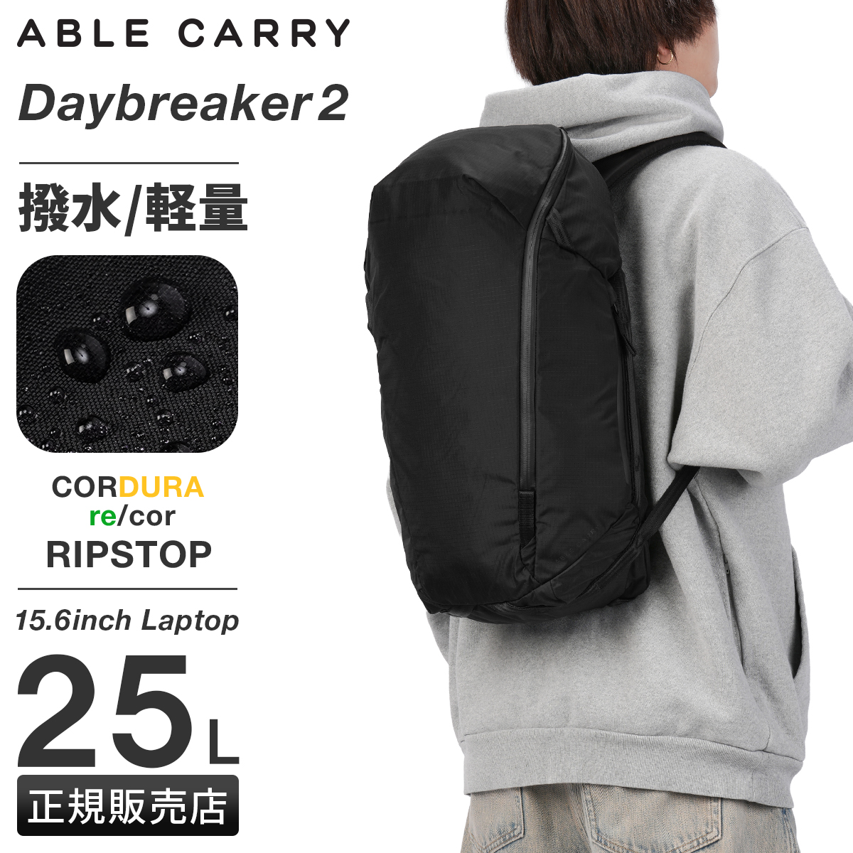エイブルキャリー デイブレーカー 2 リュック 25L メンズ レディース