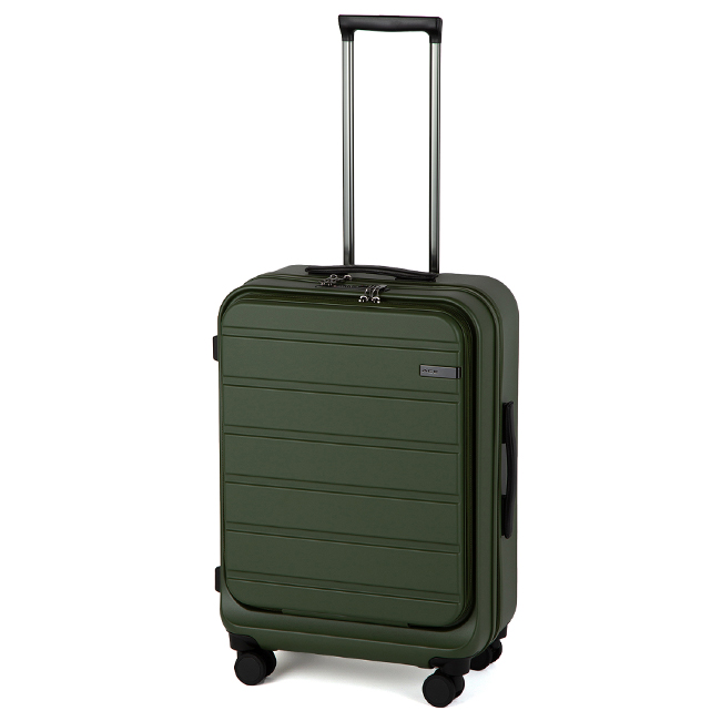 エース フレットボード スーツケース Mサイズ 50L フロントオープン ストッパー付き 軽量 静音...