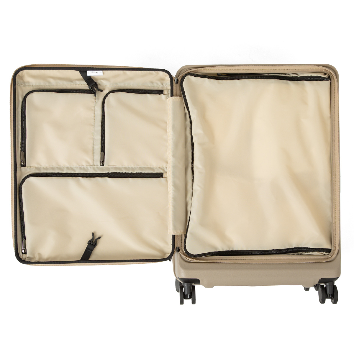 Ace（エース） スーツケース Mサイズ 62L/71L 軽量 中型 フロント