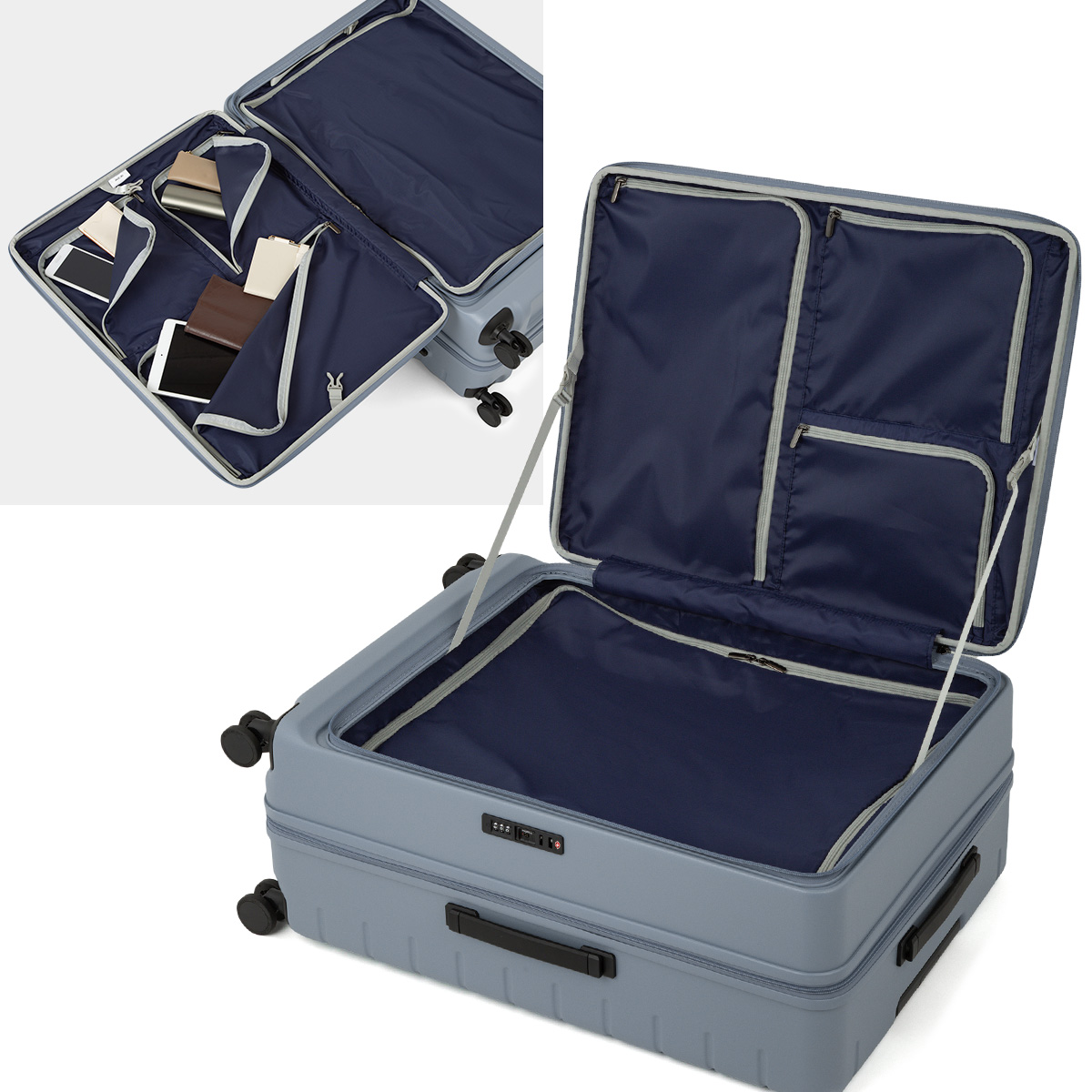 Ace（エース） スーツケース Lサイズ 87L/100L 大型 大容量 軽量