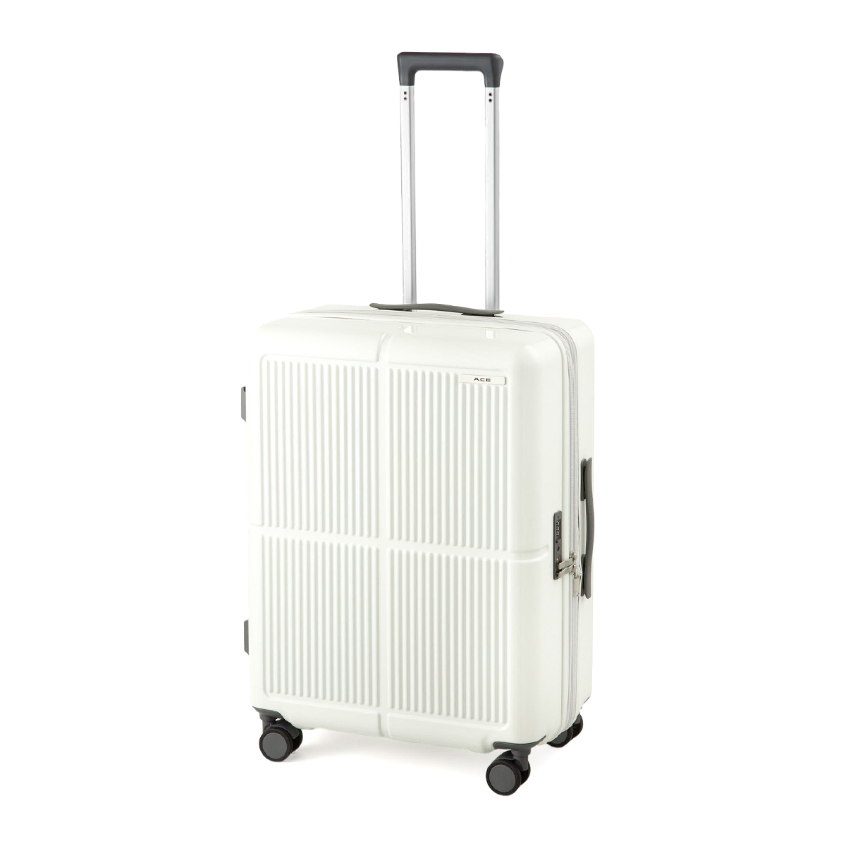 Ace（エース） スーツケース Mサイズ 63L/75L 拡張機能付き ストッパー