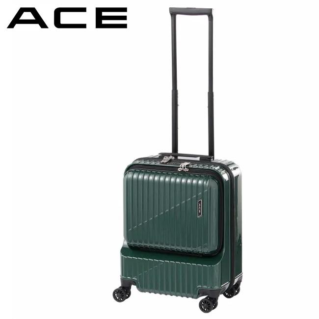エース スーツケース 機内持ち込み Sサイズ 34L 軽量 横型 小型 小さめ フロントポケット トップオープン キャリーケース クレスタ ACE 06315｜business-bugs｜03