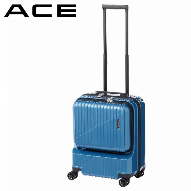 エース スーツケース 機内持ち込み Sサイズ 34L 軽量 横型 小型 小さめ フロントポケット トップオープン キャリーケース クレスタ ACE 06315｜business-bugs｜05