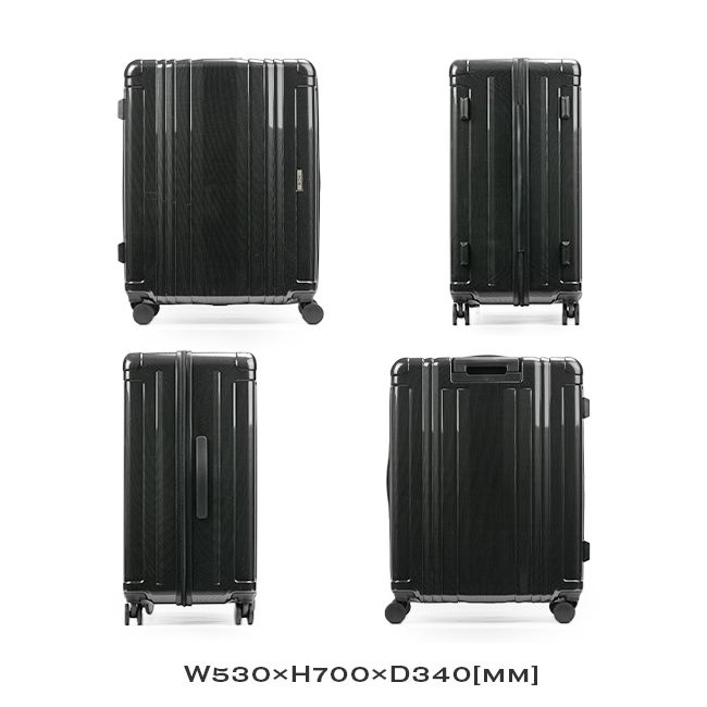 Ace（エース） リフレクション スーツケース Lサイズ LL 100L 大型 大