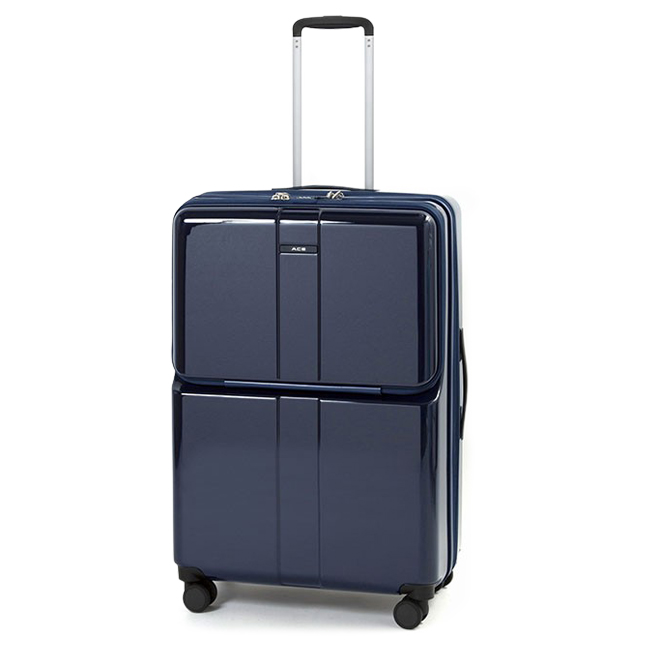 廃盤品　レア　美品 ACE アルビダ スーツケース 67cm 赤 大容量 78L エース ACE エース スーツケース Mサイズ 64L/70L 拡張機能付き