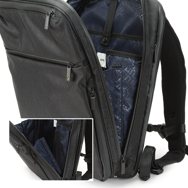 【美品】ace.GENE ビジネスリュック62982 SPRING SALE]限定品 5年保証 エースジーン ガジェタブルヘザー