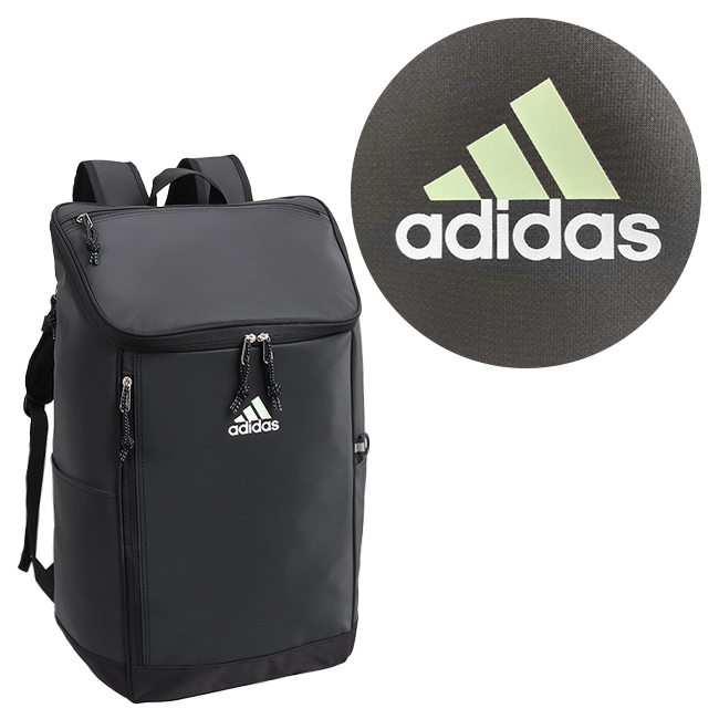 アディダス リュック adidas 67883 大容量/34L 軽量/740g スクエア ボックス型 撥水 防水 通学 高校生 中学生｜2023年モデル 在庫限り