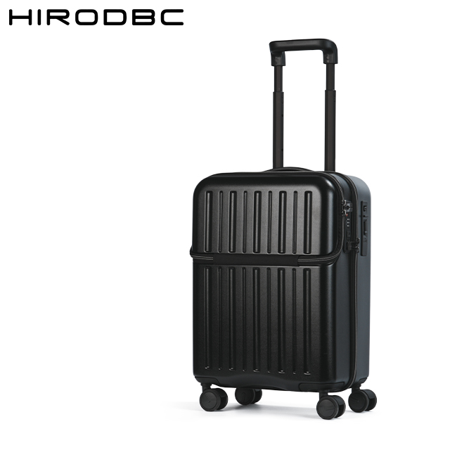 スーツケース 機内持ち込み 38L Sサイズ SS トップオープン フロントオープン ストッパー付き 軽量 静音 DBCラゲージ HIRODBC ADIM-TO｜business-bugs｜02