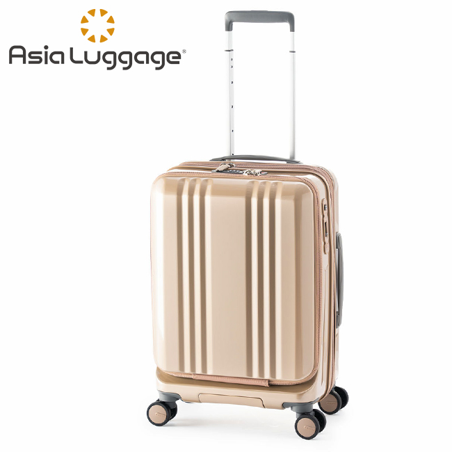 高評価 アジアラゲージ スーツケース 機内持ち込み Sサイズ 37L/44L 軽量 拡張 小型 フロントオープン ストッパー デカかるEdge ALI-077-18FW
