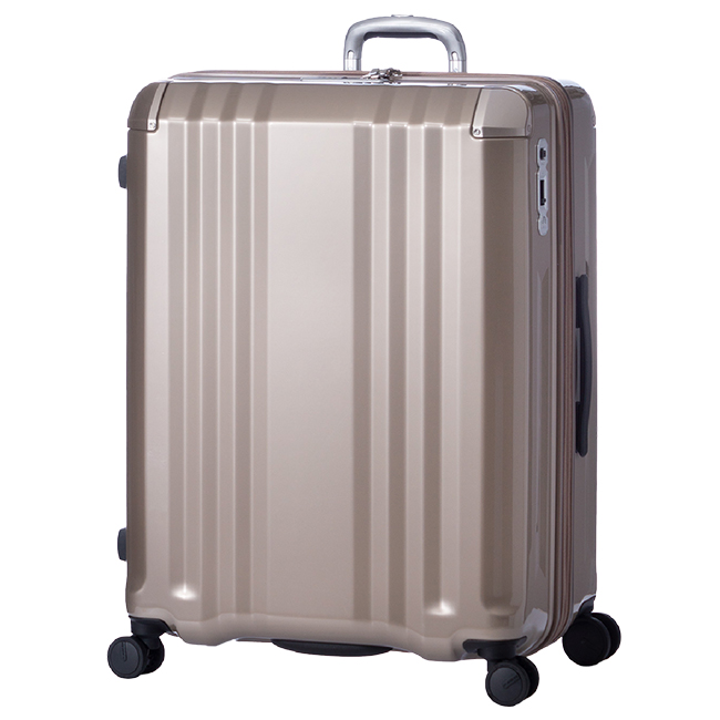 アジアラゲージ デカかるEdge スーツケース Lサイズ LL ストッパー 大型 大容量 拡張機能 ...
