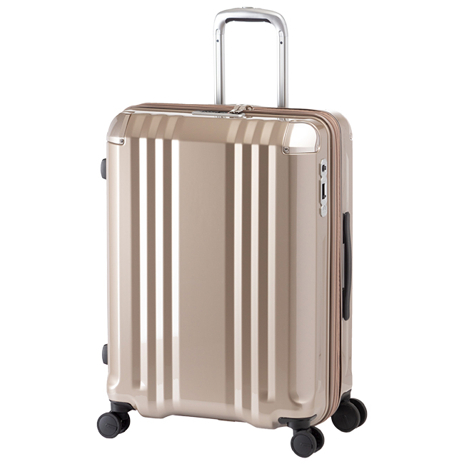 アジアラゲージ デカかるEdge スーツケース Lサイズ 70L 82L 拡張機能付き 大型 大容量...