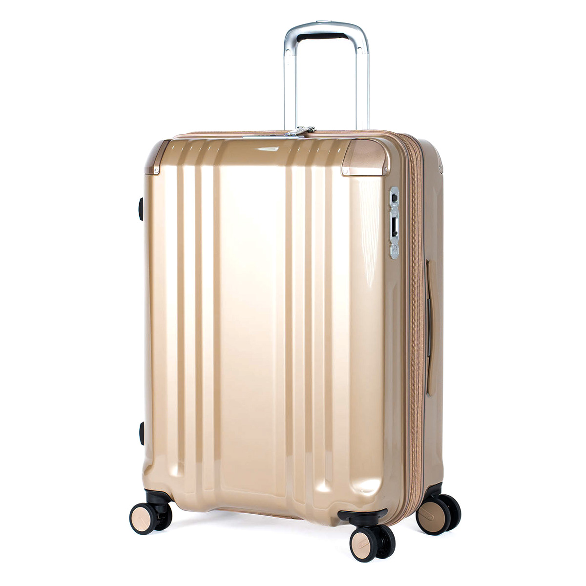 アジアラゲージ スーツケース Mサイズ Lサイズ 70L 82L 拡張 ストッパー付き 軽量 デカかるEdge A.L.I Asia Luggage ALI-089-24Wの画像