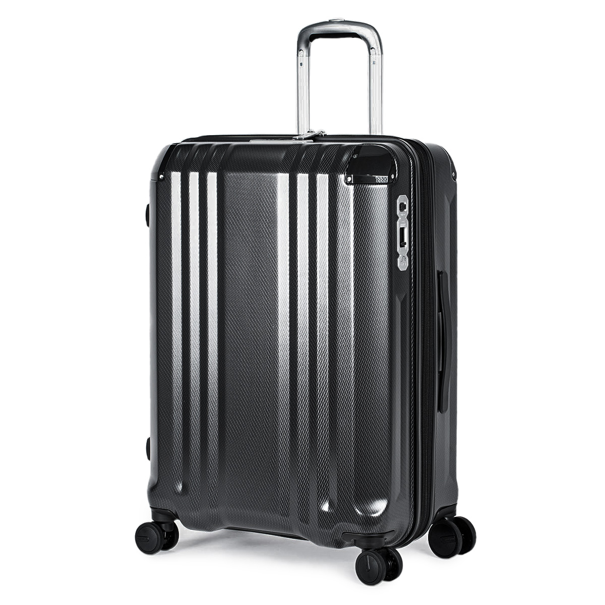 アジアラゲージ スーツケース Mサイズ Lサイズ 70L 82L 拡張 ストッパー付き 軽量 デカかるEdge A.L.I Asia Luggage ALI-089-24Wの画像