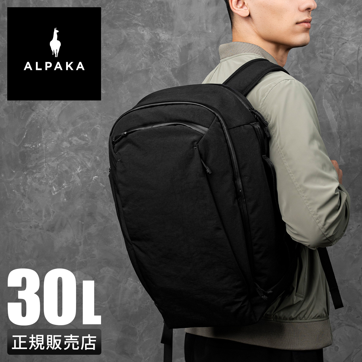 Alpaca アルパカ トラベルバックパック リュック 30L B4 軽量 メンズ 