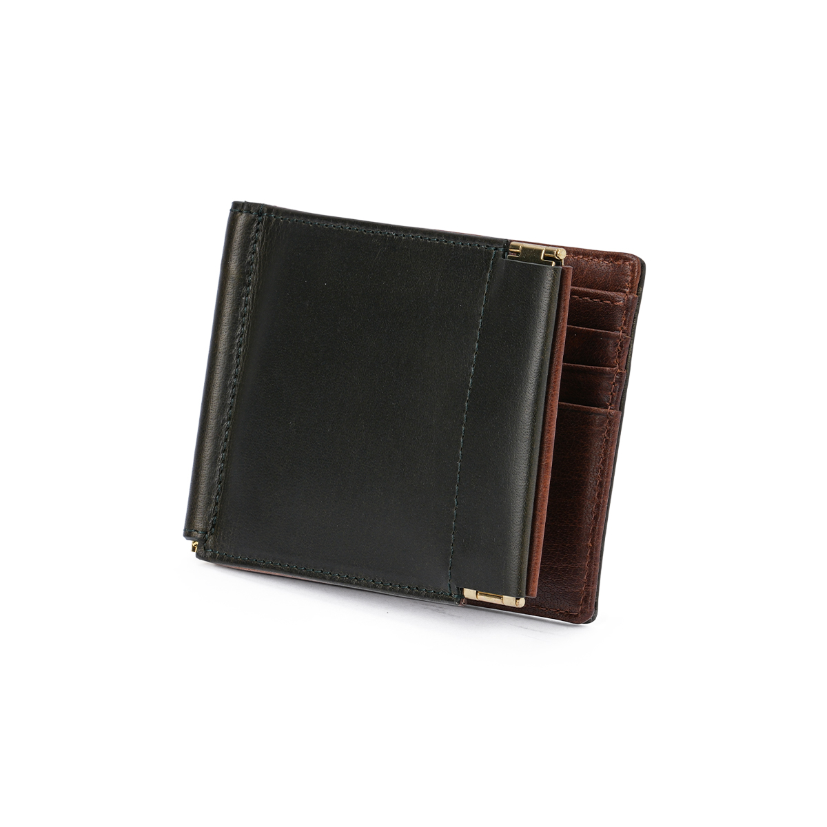 商品レビューで+5%｜A_W アウ マネークリップ 二つ折り財布 メンズ レディース ブランド レザー 本革 軽量 薄型 薄マチ 薄い財布 小銭入れ付き MONEY CLIP AP-006 A_W アウ マネークリップ 二つ折り財布 メンズ レディース ブランド