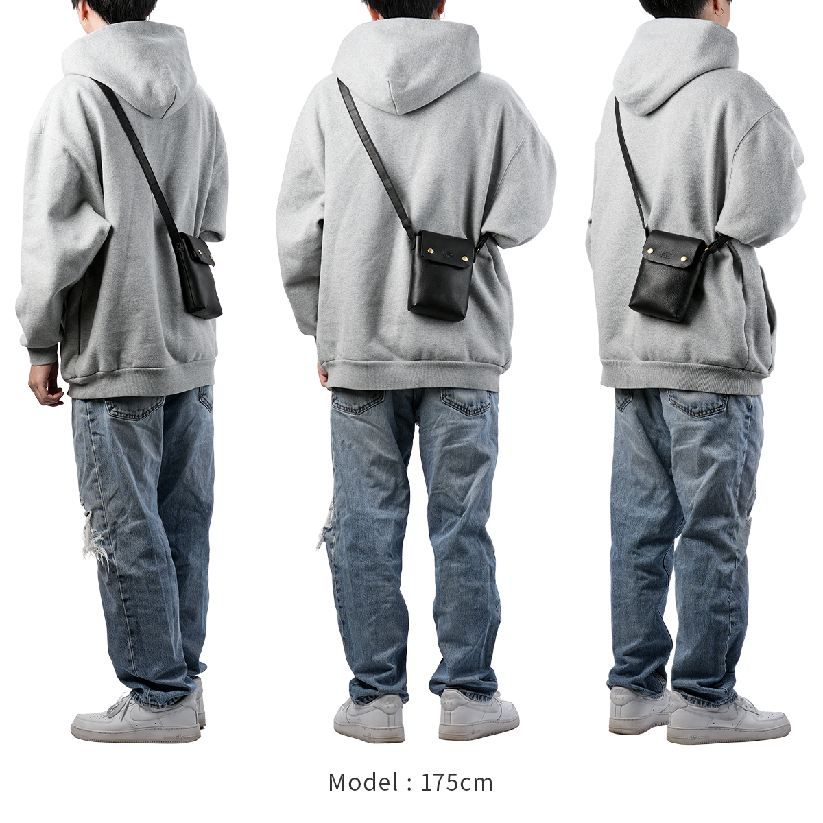 AS2OV（アッソブ） オイルドシュリンク ショルダーバッグ ショルダー