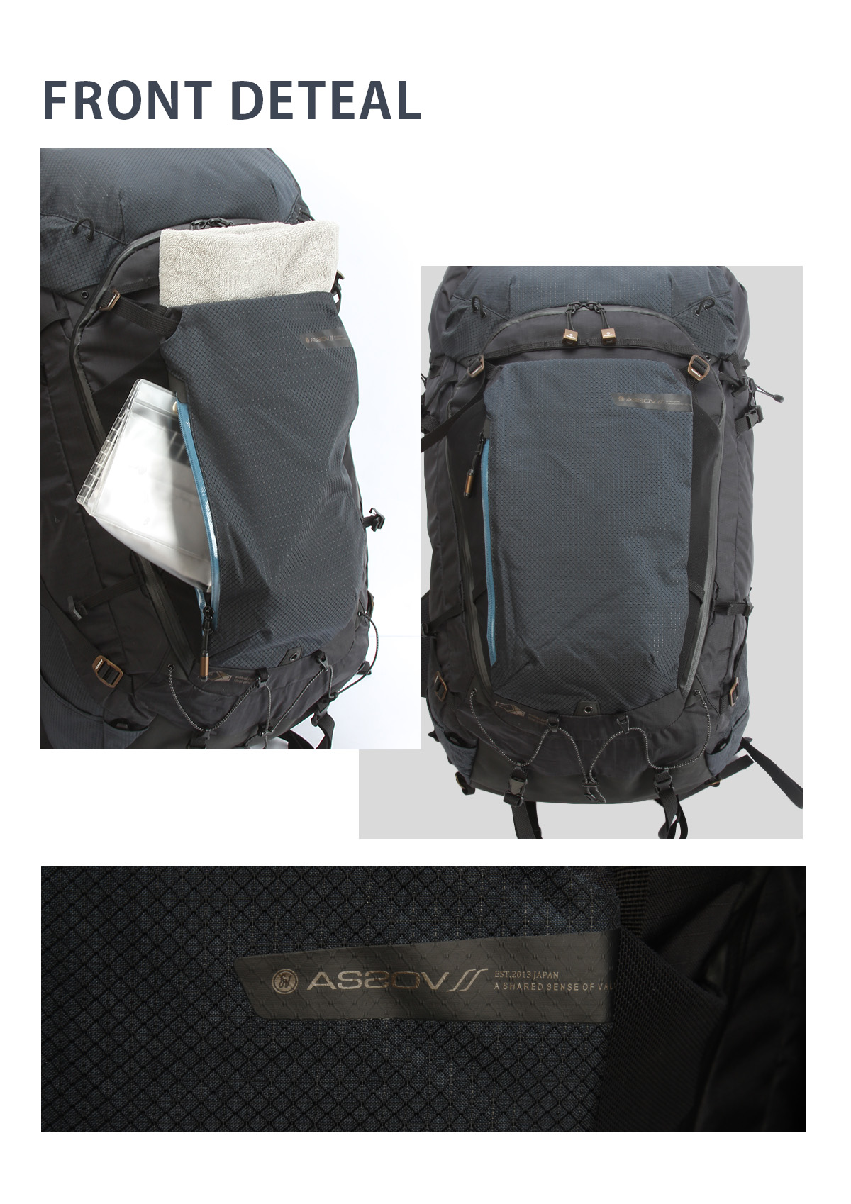 AS2OV（アッソブ） エピック リュック バックパック メンズ 大きめ 大