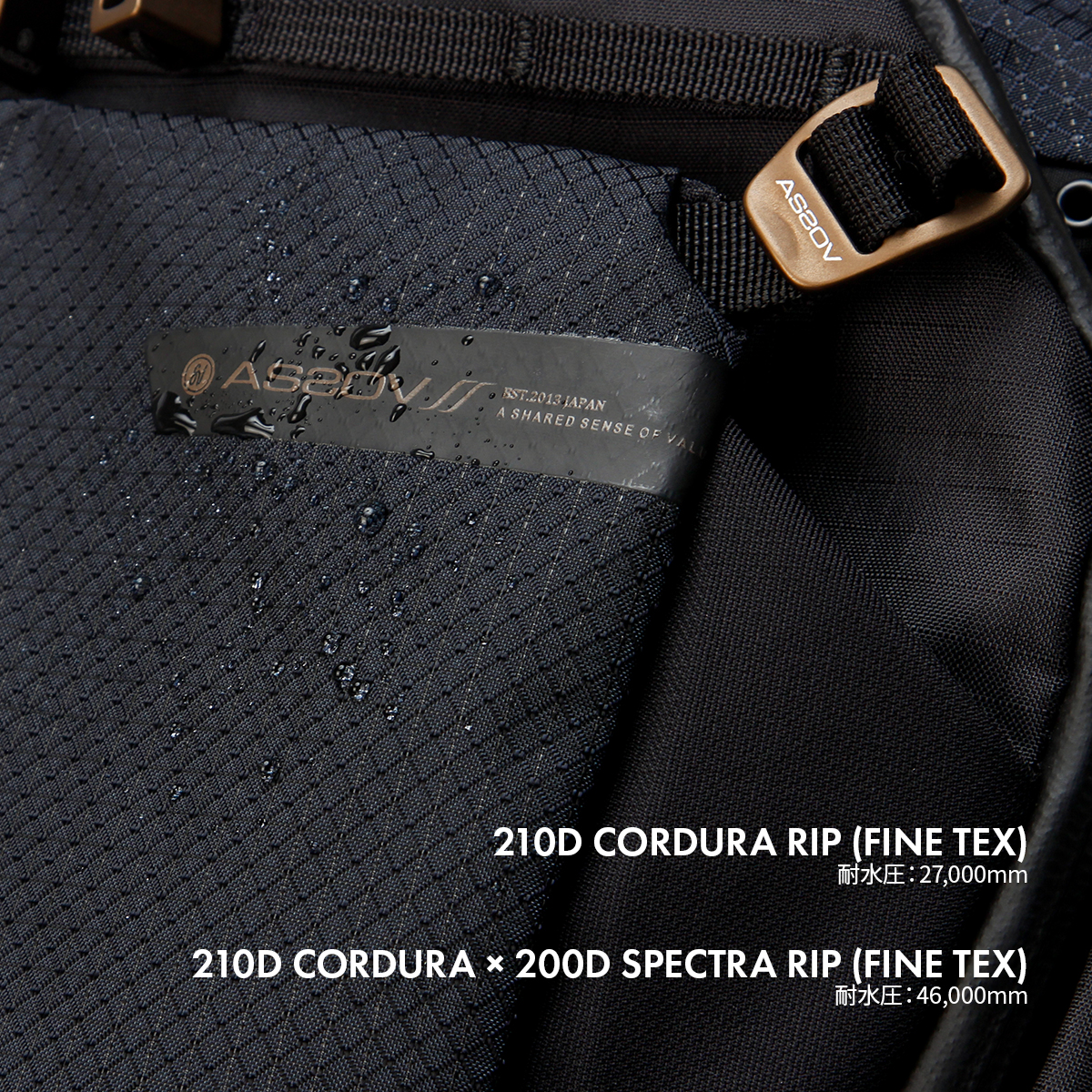 AS2OV（アッソブ） リュック メンズ レディース ブランド 大容量