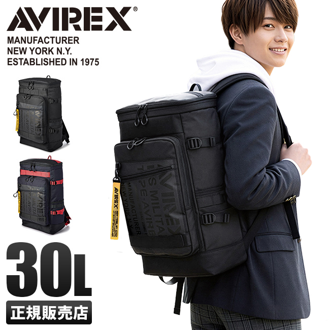 【美品】着るリュックAir（ブラック・Lサイズ・男女兼用） AVIREX（アヴィレックス） リュック メンズ レディース 軽量 撥水 通学