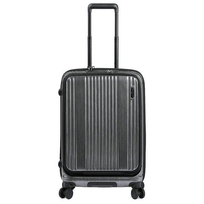 バーマス インターシティ スーツケース BERMAS 60521 Mサイズ 53L フロントオープン ストッパー付き USBポート 軽量｜business-bugs｜02