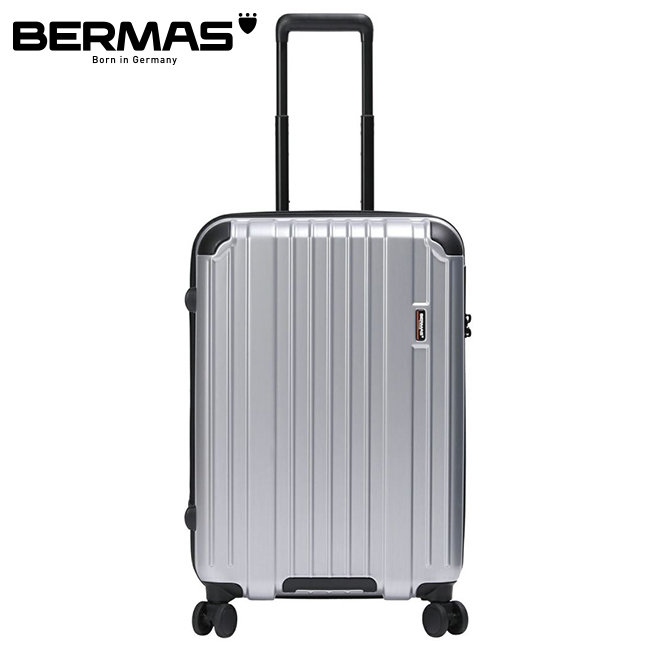 バーマス スーツケース Mサイズ 54L 軽量 中型 静音キャスター USBポート メンズ ブランド...