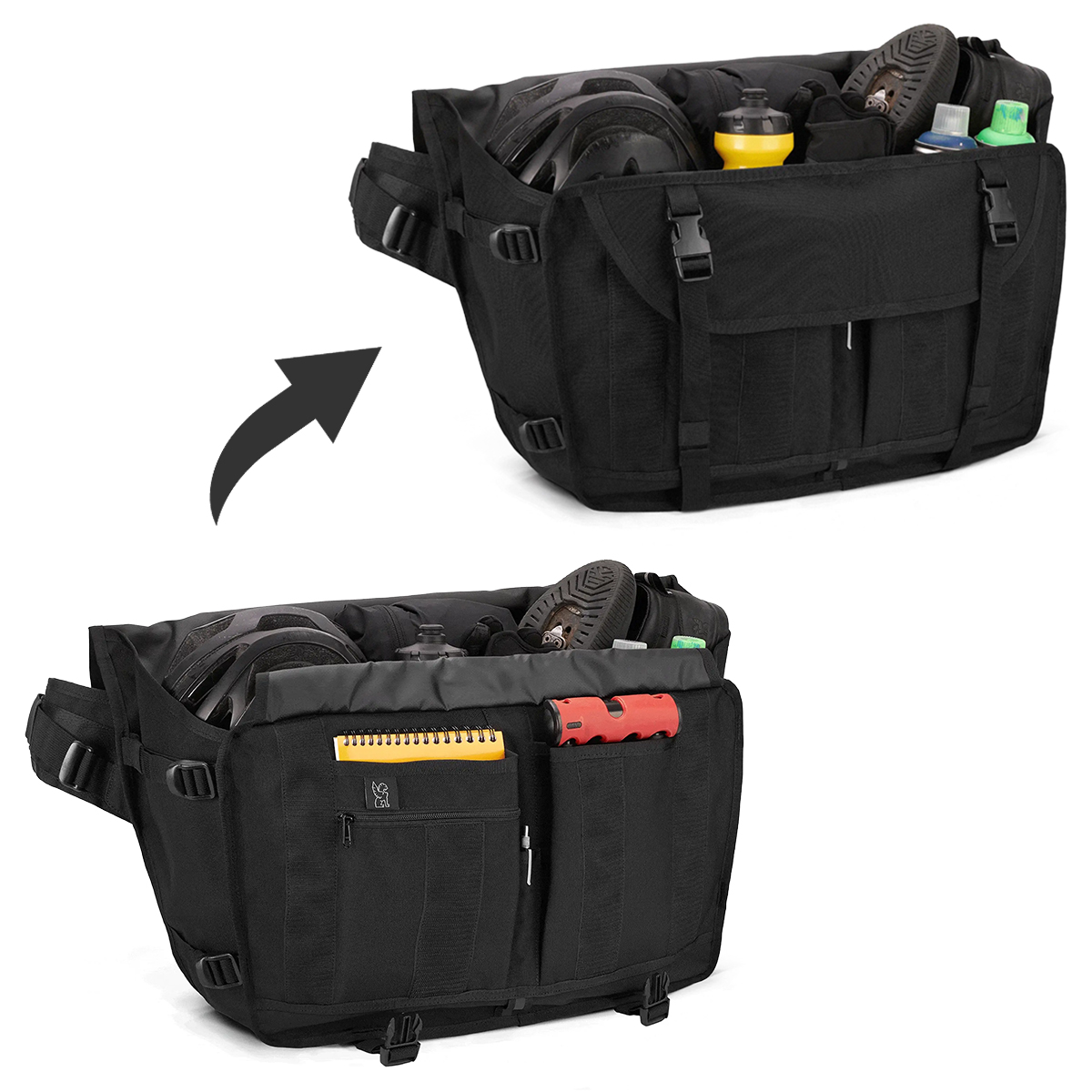 CHROME BERLIN 47L メッセンジャーバッグ 美品 DJ機材 カメラ CHROME（クローム） インダストリーズ ベルリン メッセンジャーバッグ