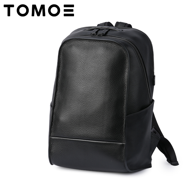 tomo【未使用】COACH リュック オールレザー 黒 ビジネスリュック TOMOE（トモエ） リュック ビジネスリュック メンズ レディース