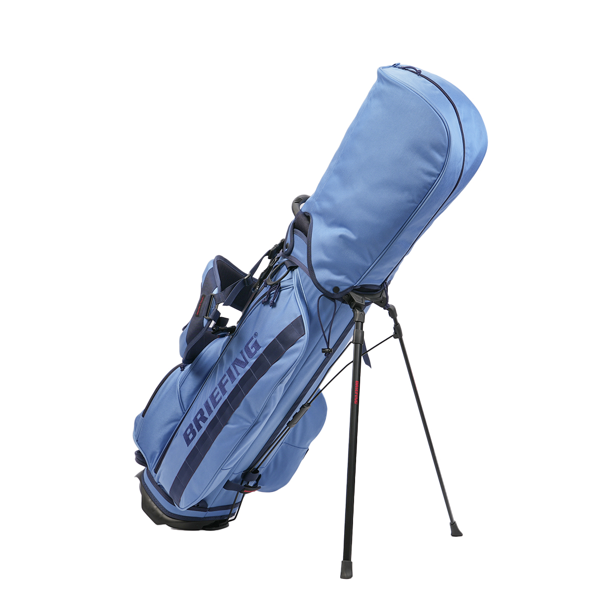 【美品！】ブリーフィング ゴルフ キャディバッグ ブリーフィング ゴルフ フェイデッド キャディバッグ スタンド 4分割