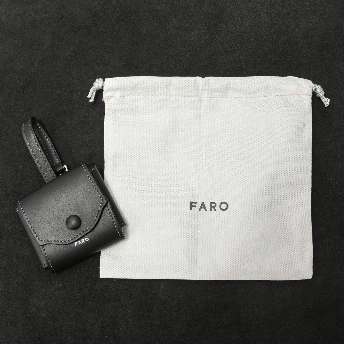 FARO（ファーロ） マルチポーチ マルチホルダー AirPodsケース レザー