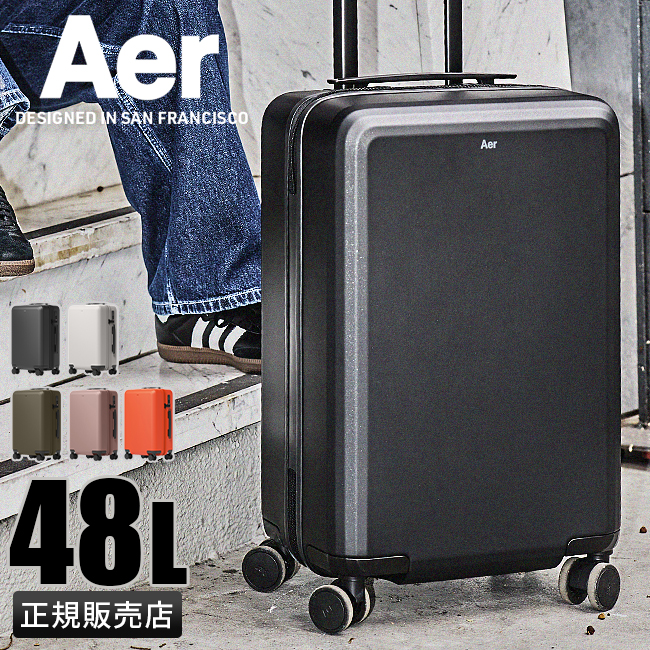 Aer エアー スーツケース キャリーケース Carry-On ブラック 黒 Aer（エアー） Aer Carry-On スーツケース Mサイズ 48L 軽量 中型 静音