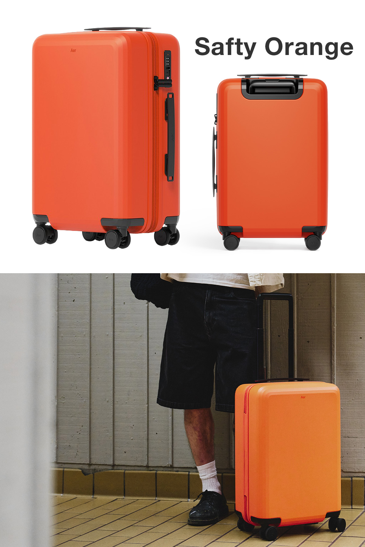 Aer（エアー） Aer Carry-On スーツケース Mサイズ 48L 軽量 中型 静音