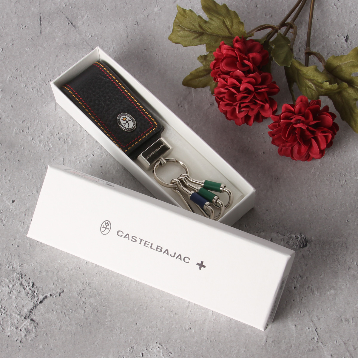CASTELBAJAC（カステルバジャック） スレッド キーケース キーホルダー