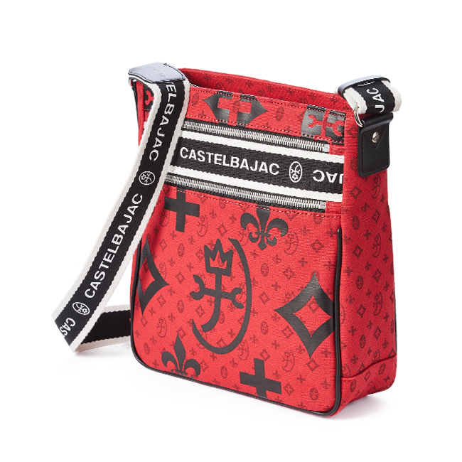 商品レビューで+5%｜カステルバジャック ニース ショルダーバッグ メンズ レディース ブランド バッグ モノグラム 縦型 斜めがけバッグ B5 CASTELBAJAC 038111 CASTELBAJAC（カステルバジャック） ニース ショルダーバッグ メンズ