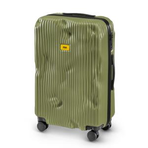 2年保証 クラッシュバゲージ スーツケース Mサイズ 65L 軽量 ストライプ コレクション CRA...