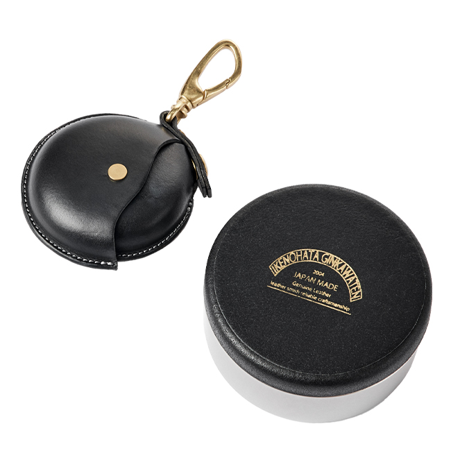 ■新品■未使用■ GAMO レザー漆木革 漆塗り ケース パース 小銭入れ メンズ レディース ブラック系 AS5647 cramp（クランプ） 財布 小銭入れ コインケース キーホルダー ミニ