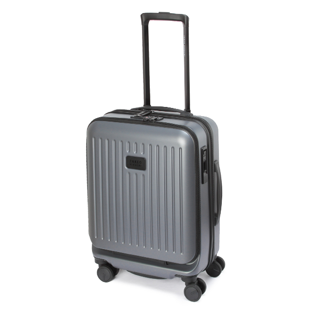 タケオキクチ スーツケース 機内持ち込み Sサイズ 32L フロントオープン ストッパー付き 軽量 ...