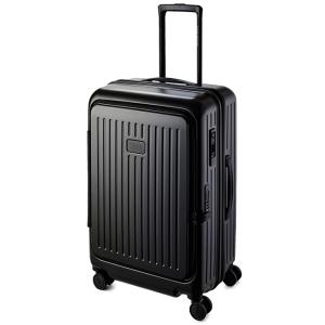 タケオキクチ スーツケース Mサイズ 65L/70.8L 拡張 軽量 フロントドア ブックオープン ...
