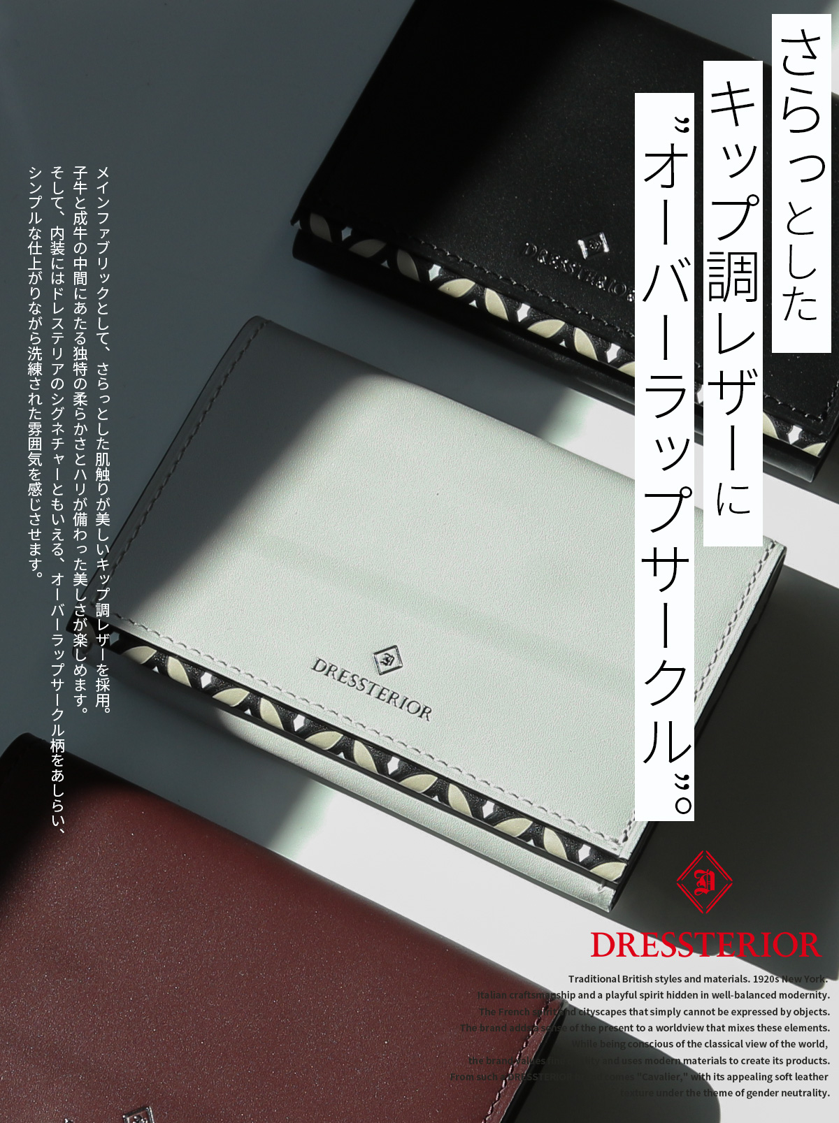 箱有り◎ ドレステリア 名刺入れ 大人 シンプル チェスキー小物 ホワイト DRESSTERIOR（ドレステリア） チェスキー カードケース 名刺入れ 名刺