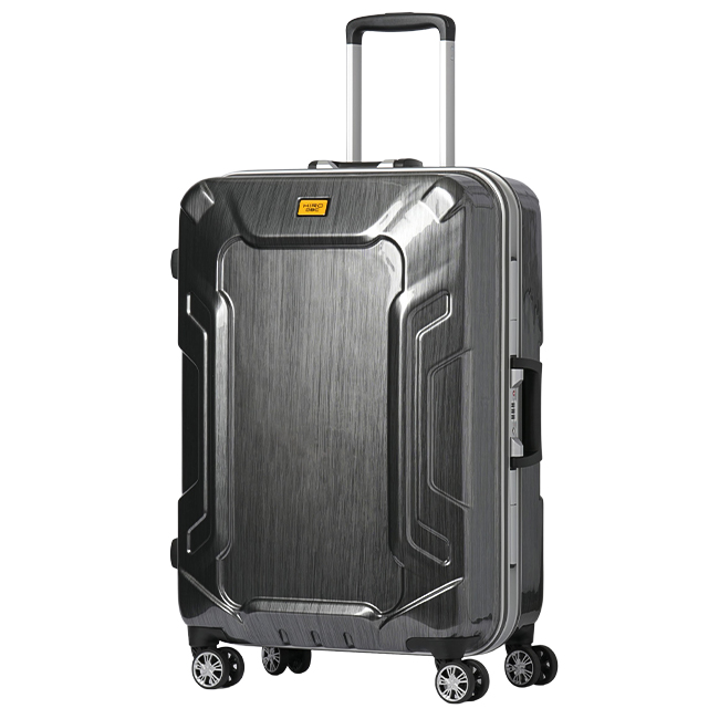 スーツケース 64L Mサイズ アルミフレーム イエロー グレー 中型 軽量 DBCラゲージ HIR...