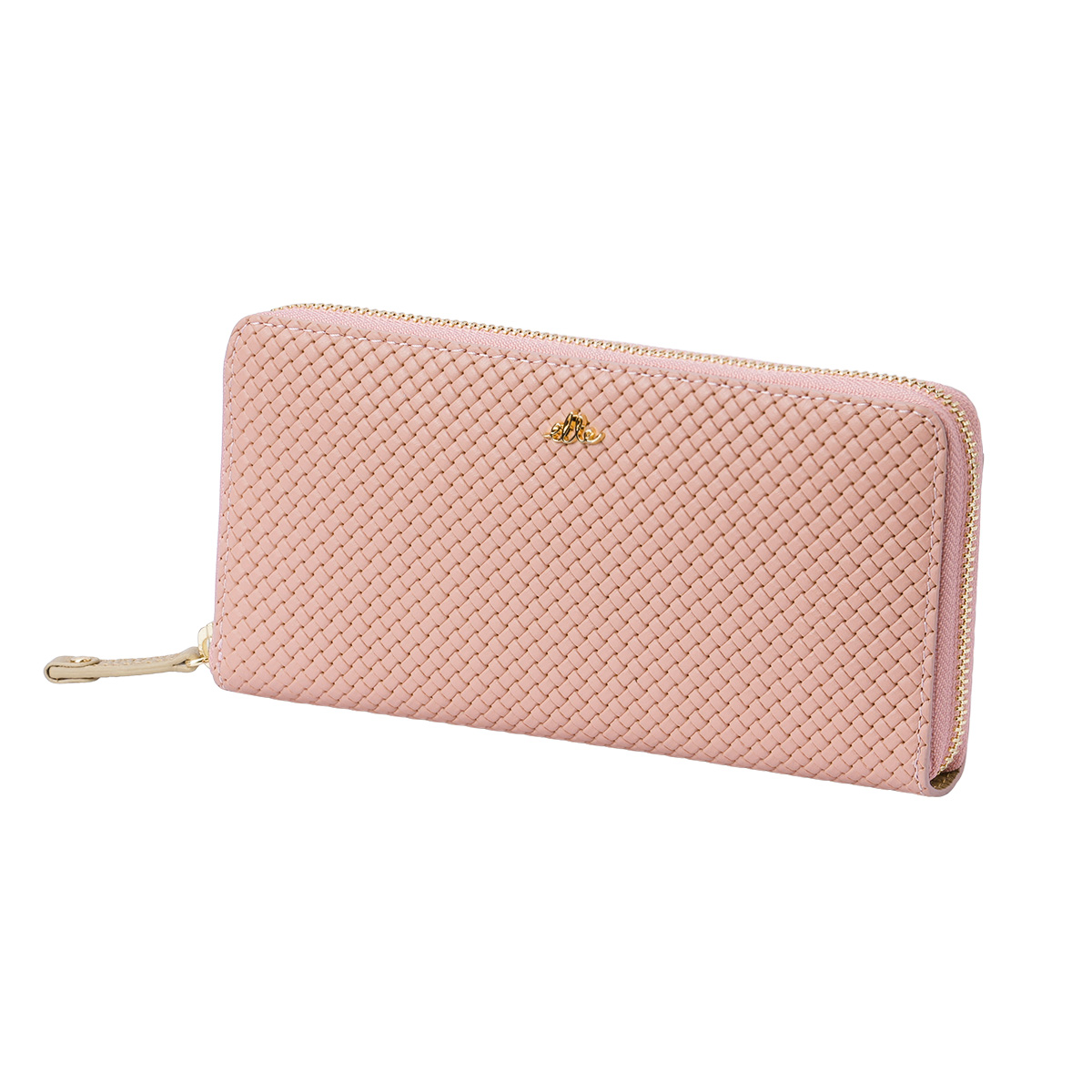 ELLE（エル） 長財布 レディース ブランド レザー 本革 革編み