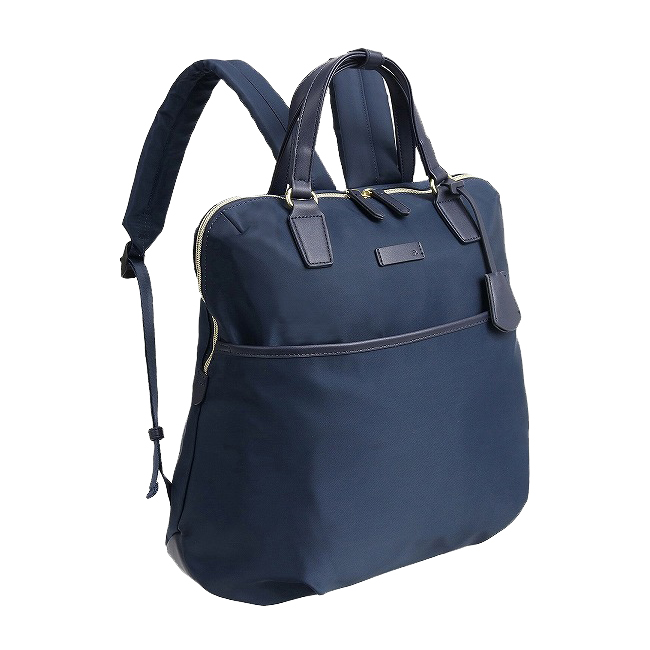 【美品】ACE GENE ネイビー ビジネスバッグ　ビジネス　通勤 ace. GENE LABEL エース ジーン ビジネスリュック レディース