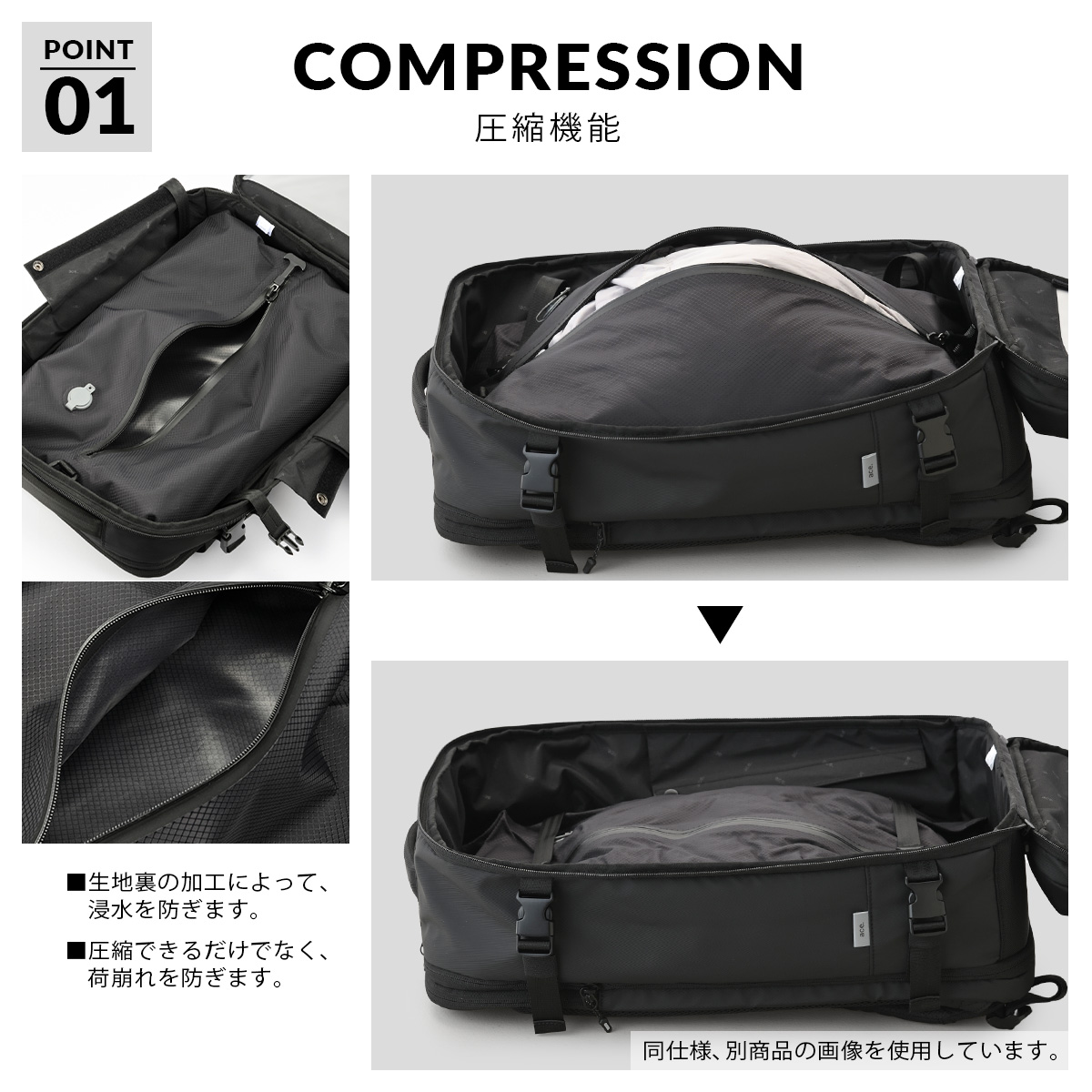 ace. GENE LABEL エース ジーンレーベル スペースオプト 真空圧縮 