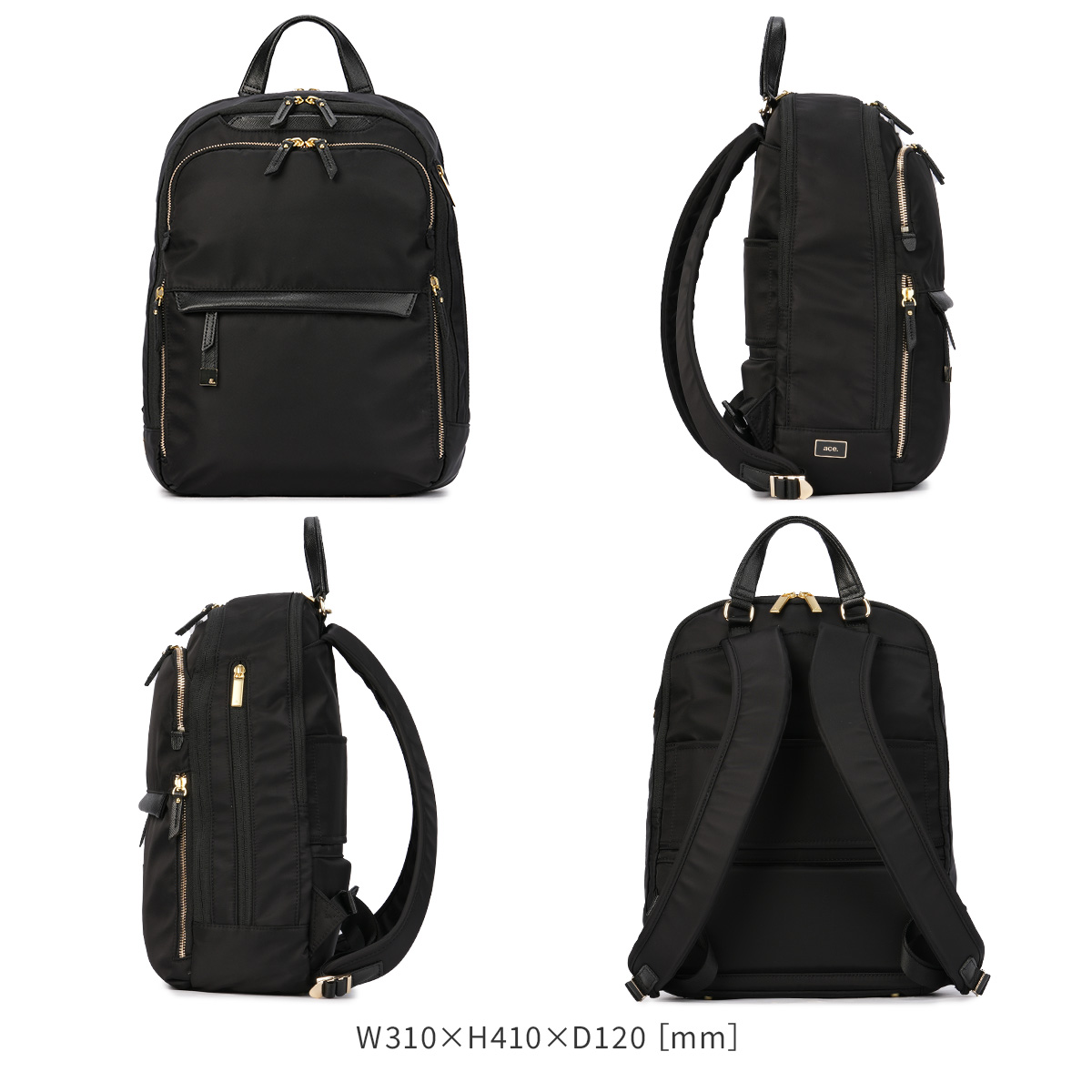 商品レビューで+5%｜エースジーン ラプリム ビジネスリュック レディース A4 B4 ace. GENE LABEL LAPRIME 68802 ace. GENE LABEL エース ジーンレーベル ラプリム ビジネスリュック