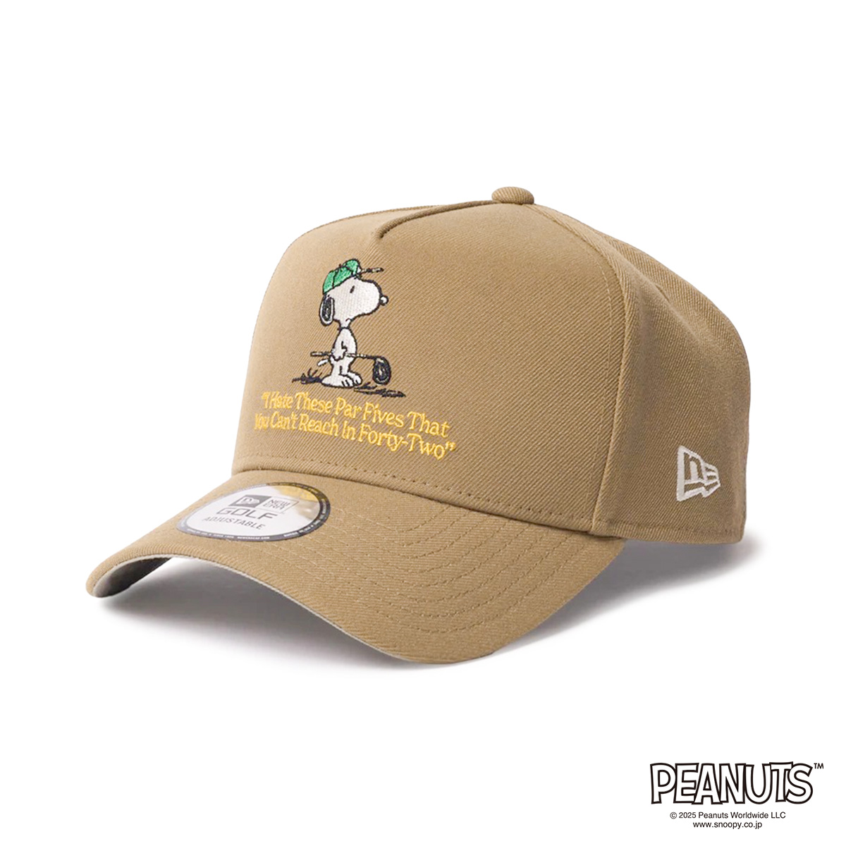 NEW ERA（ニューエラ） ゴルフ ピーナッツコラボ スヌーピー カーブド