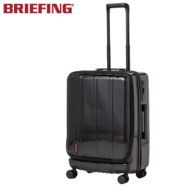 ブリーフィング スーツケース Mサイズ 60L 軽量 中型 フロントオープン 静音キャスター ストッパー USBポート BRIEFING SDシリーズ H-60F BRA231C91｜business-bugs｜02
