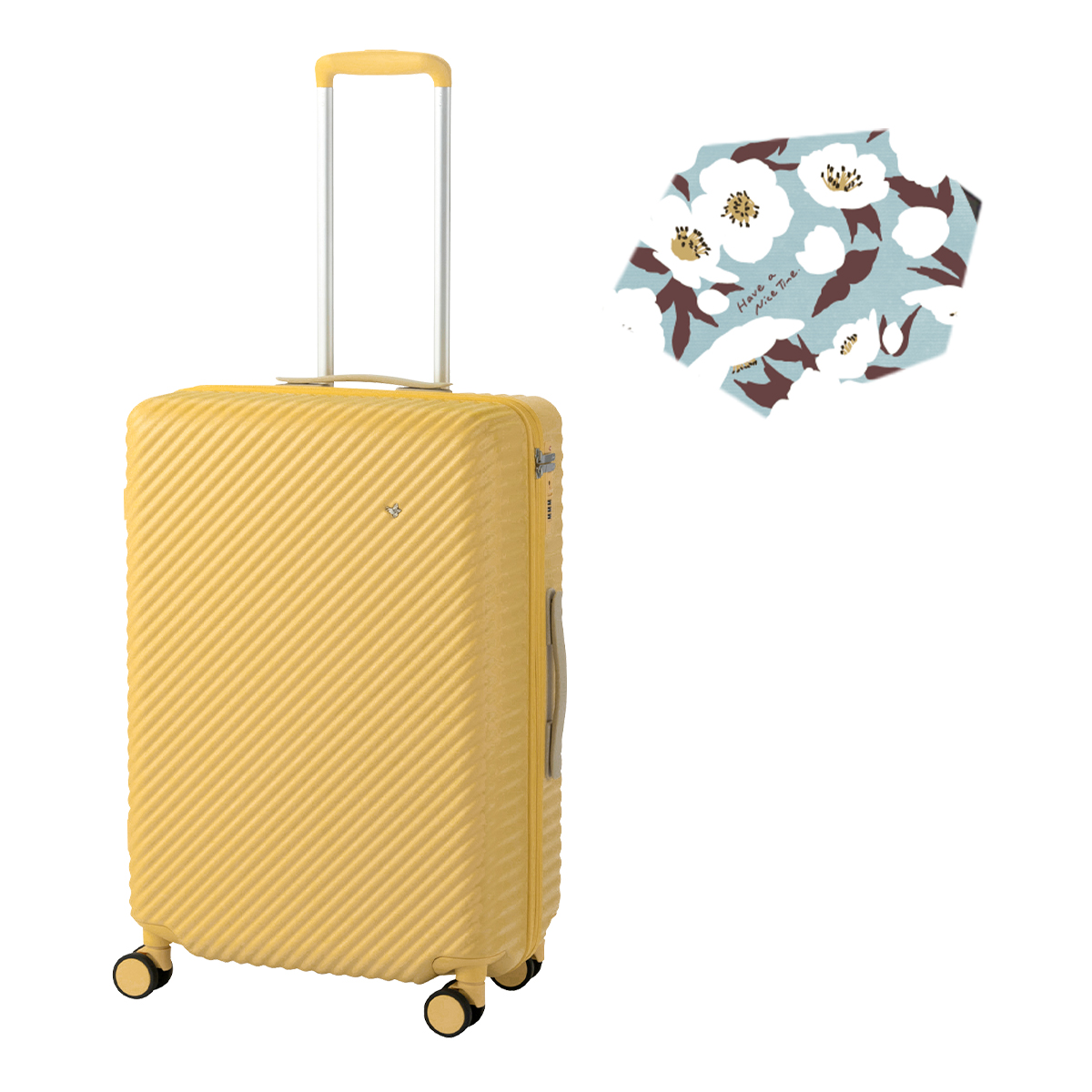 HaNT エース ハント ココント スーツケース Mサイズ 58L ストッパー