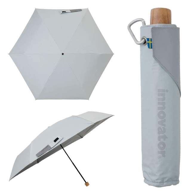 イノベーター 折りたたみ傘 晴雨兼用 軽量 撥水 丈夫 遮光 遮熱 手動 手開き式 UVカット メン...