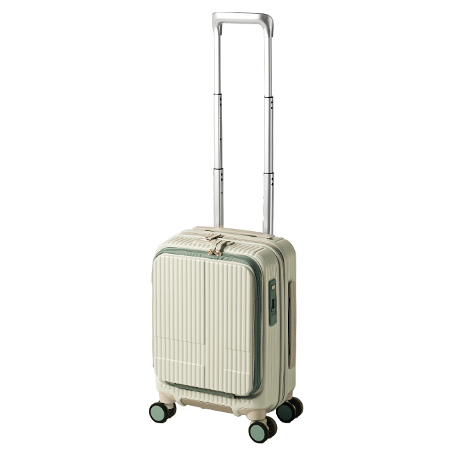 スーツケース キャリーバッグ 小型 SSサイズ LCC機内持ち込み　ホワイト