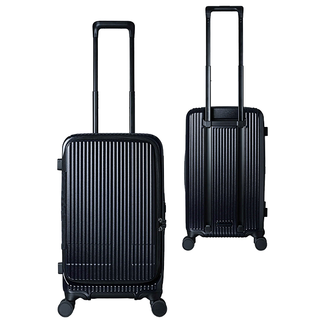 2年保証 イノベーター スーツケース Mサイズ 45L 軽量 フロントオープン ブックオープン 静音...