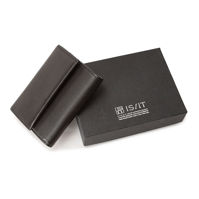 IS/IT（イズイット） ミニ財布 財布 三つ折り財布 本革 ミニウォレット